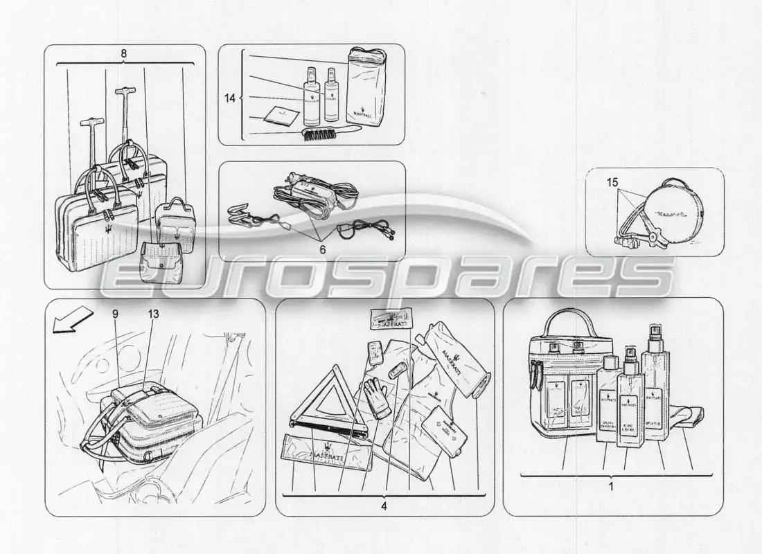 maserati grancabrio mc centenario accesorios posventa diagrama de piezas