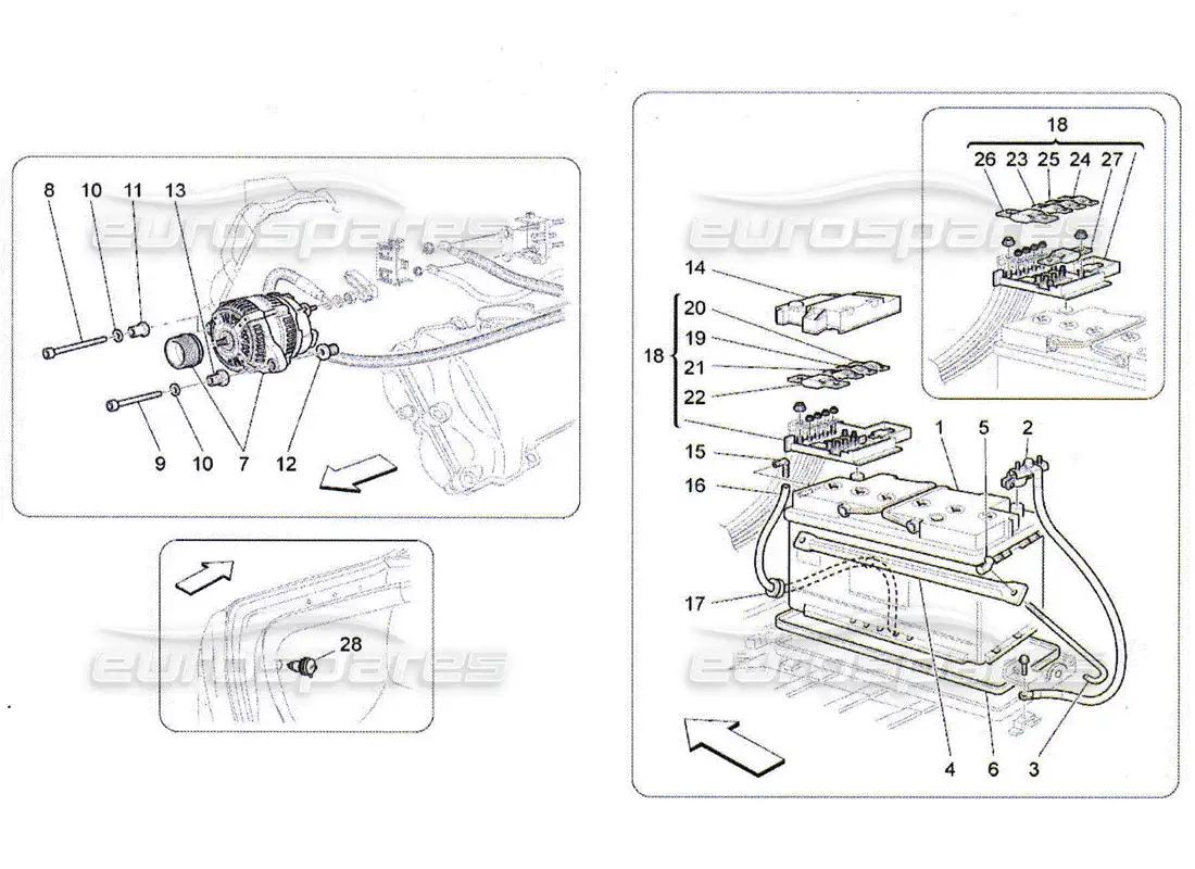 maserati qtp. (2010) 4.2 energy generation and accumulation diagrama de piezas