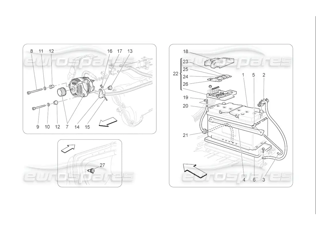 maserati qtp. (2007) 4.2 f1 energy generation and accumulation diagrama de piezas