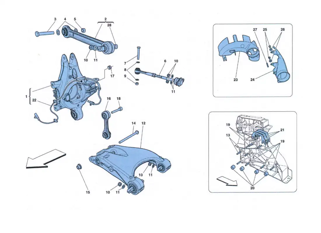 ferrari 458 challenge nivel diagrama de piezas