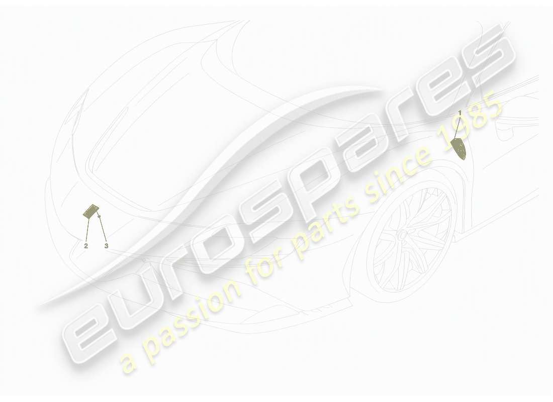 ferrari sf90 stradale insignias diagrama de piezas