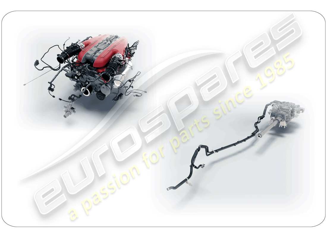 ferrari f12 tdf (usa) diagrama de piezas de unidades de montaje de repuesto