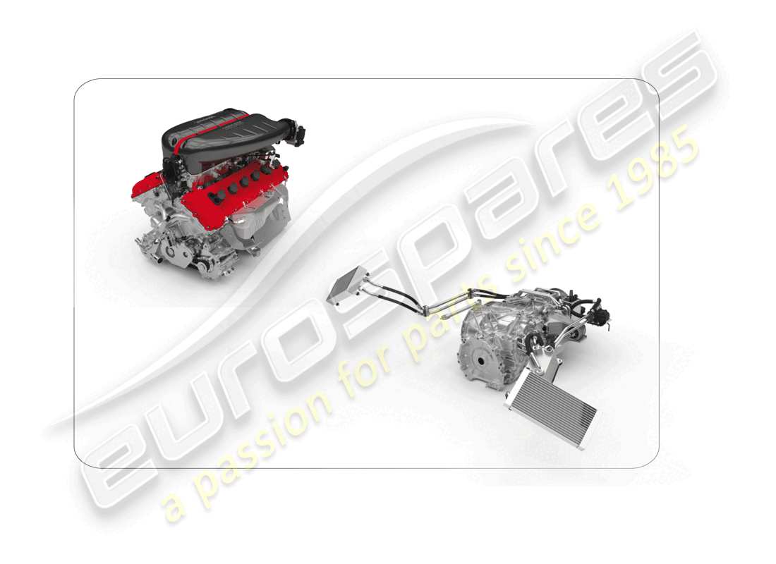 ferrari laferrari (usa) diagrama de piezas de unidades de montaje de repuesto