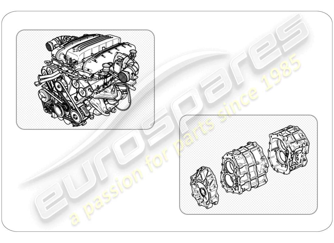 ferrari 599 gto (europe) diagrama de piezas de unidades de montaje de repuesto