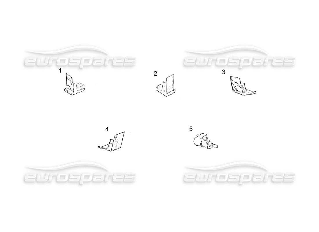 ferrari 250 gt (coachwork) diagrama de piezas de la puerta (continuación)