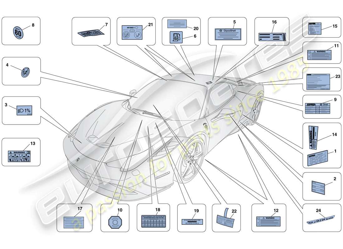 diagrama de pieza que contiene el número de pieza 296924