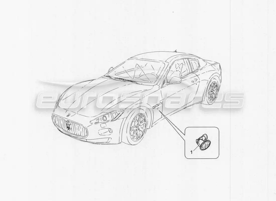 maserati granturismo special edition grupos de luces laterales diagrama de piezas