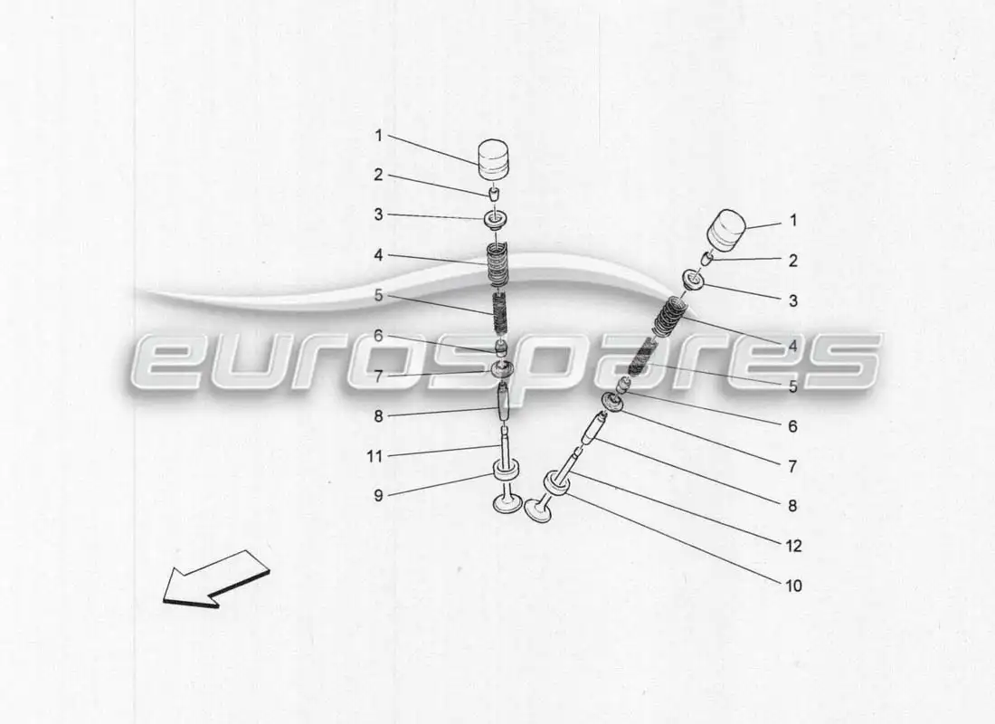 maserati grancabrio mc centenario valvulas diagrama de piezas