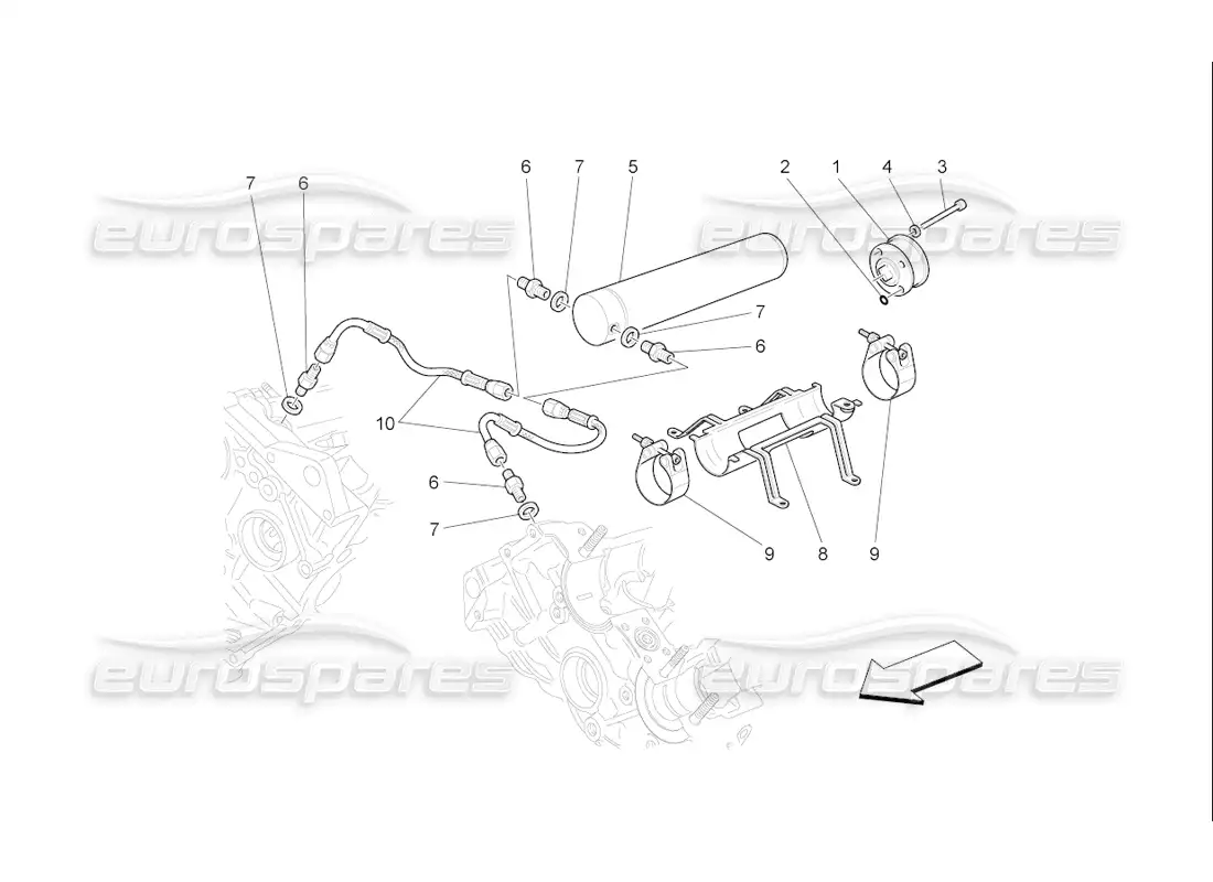 maserati qtp. (2006) 4.2 f1 timing hydraulics diagrama de piezas
