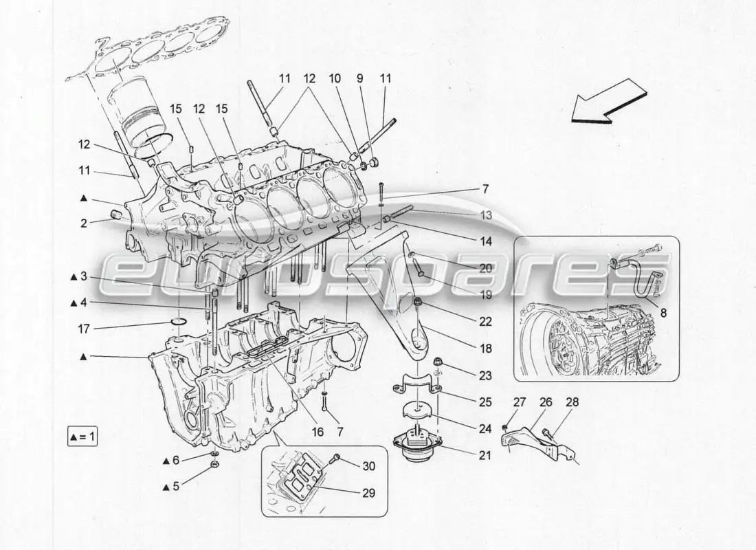 maserati grancabrio mc centenario motor diagrama de piezas