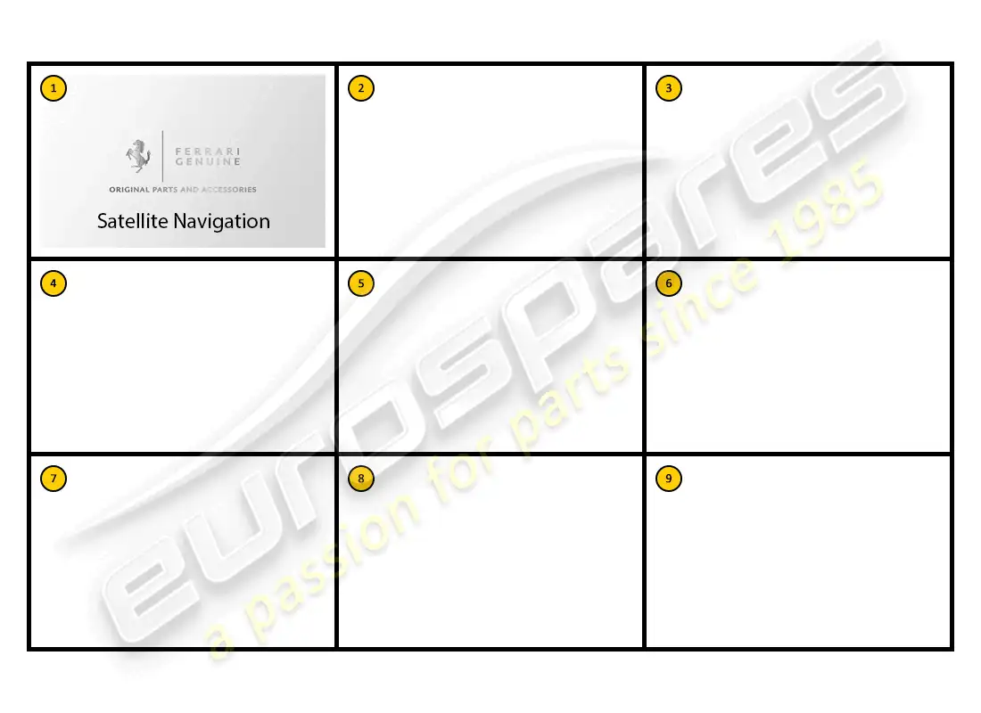 ferrari ff (accessories) equipo - comodidad diagrama de piezas