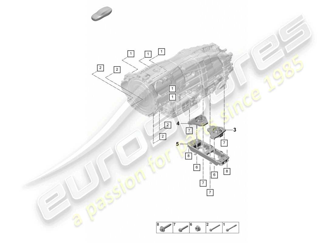diagrama de pieza que contiene el número de pieza paf108499