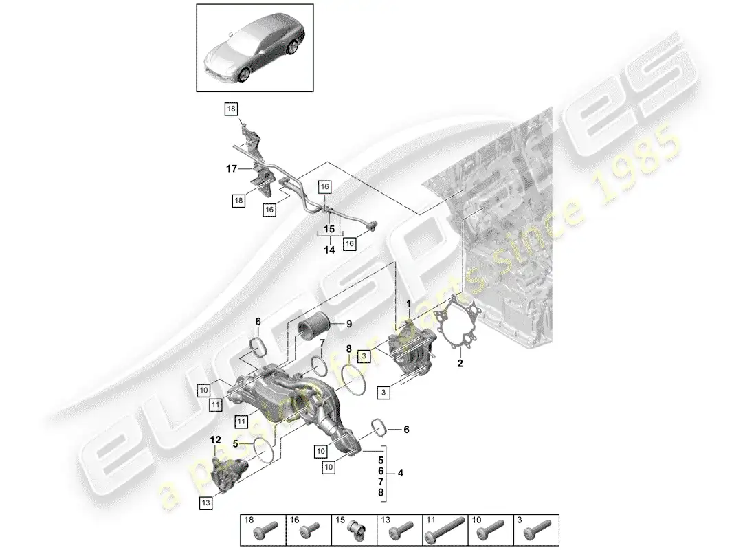 diagrama de pieza que contiene el número de pieza 9a700781400