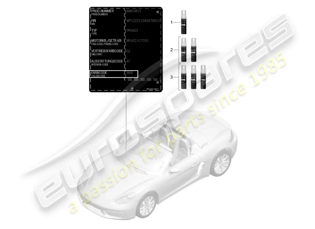 diagrama de pieza que contiene el número de pieza 91109593221m5c