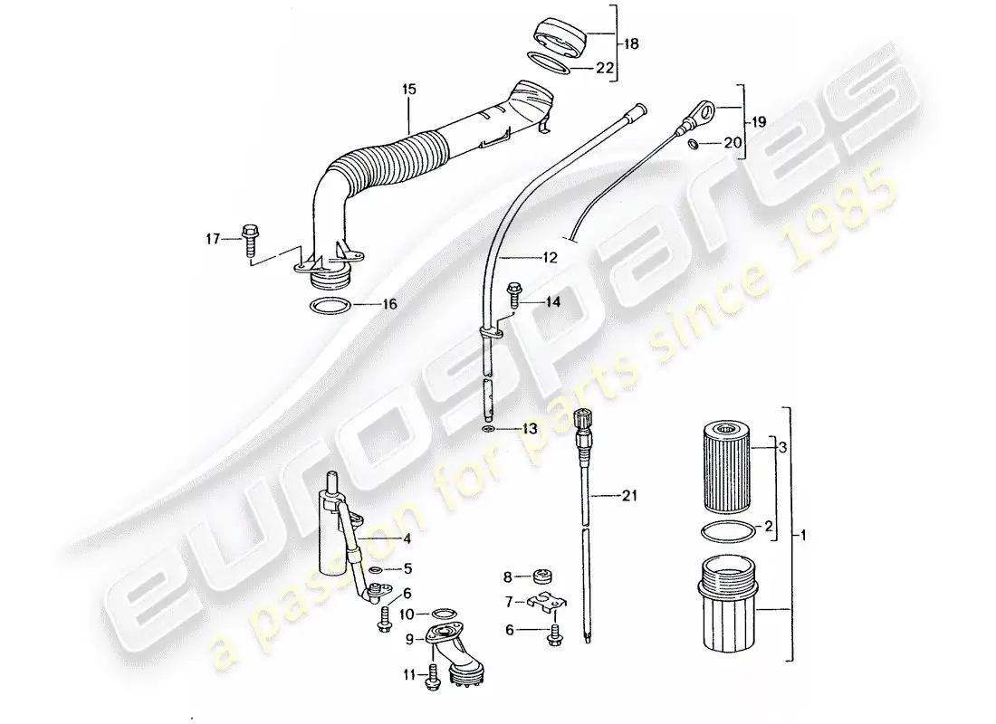 porsche 2001 (996) motor (pres. aceite/lubrica.) - ver información técnica - ver grupo principal 1 (motor) - nr.1/02 nr.2/02 diagrama de piezas