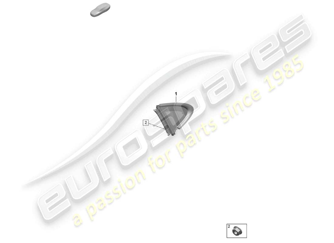 porsche 2025 (taycan 9j1-2) ventana lateral diagrama de piezas