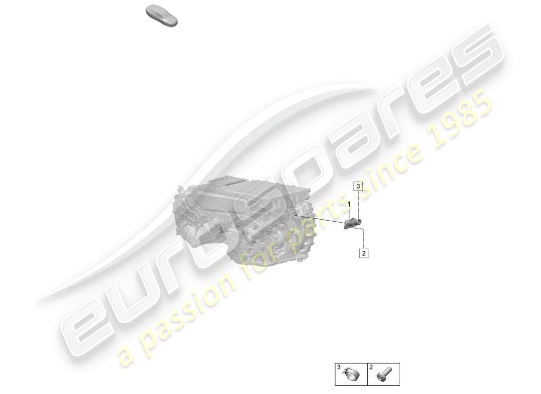porsche 2025 (macan-e) motor de tracción para propulsión eléctrica macan turbo sistema de refrigeración por refrigerante diagrama de piezas del eje trasero