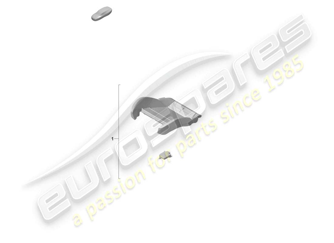 porsche 2021 (taycan 9j1-1) juego de reparación para sensor de asiento ocupado (lado del pasajero) solo para: ee. uu. canadá diagrama de piezas