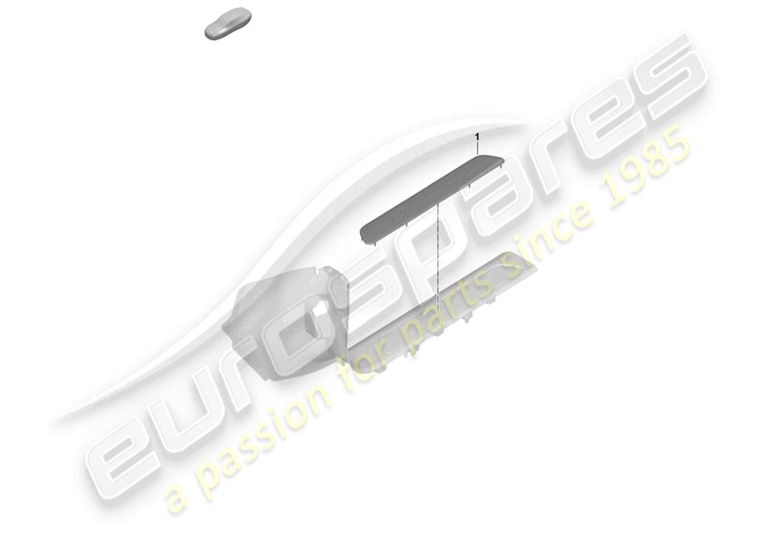 porsche 2024 (panamera 976) diagrama de piezas de la moldura del umbral delantero