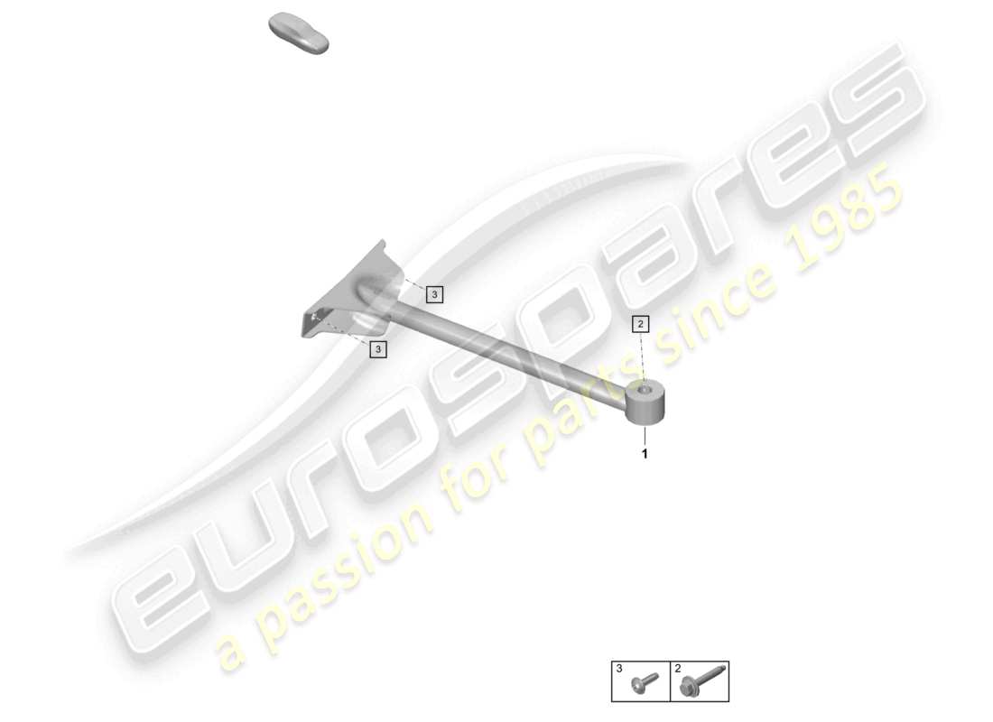 porsche 2021 (718 cayman gt4) diagrama de piezas del domo strut