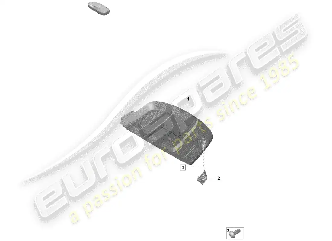 porsche 2020 (992-1) soporte diagrama de piezas