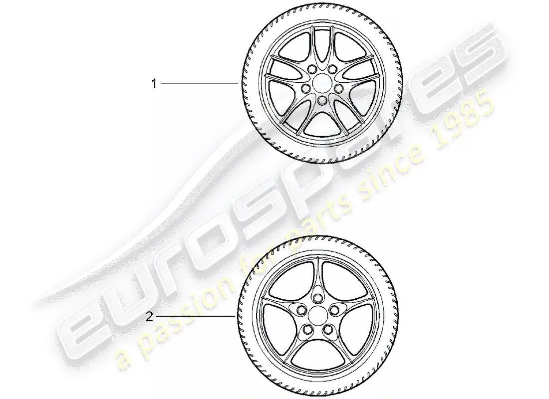 porsche 1992 (tequipment) juegos de ruedas dentadas diagrama de piezas