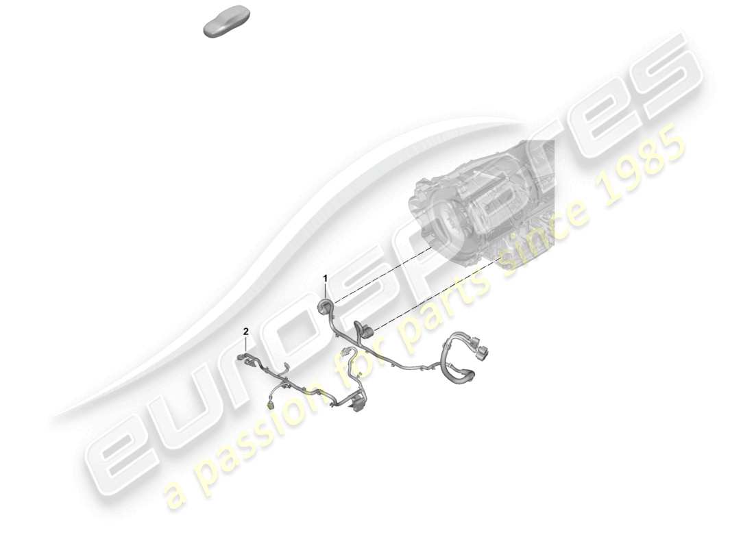 porsche 2024 (panamera 976) arnés de cableado para caja de cambios arnés de cableado para intercambiador de calor diagrama de piezas