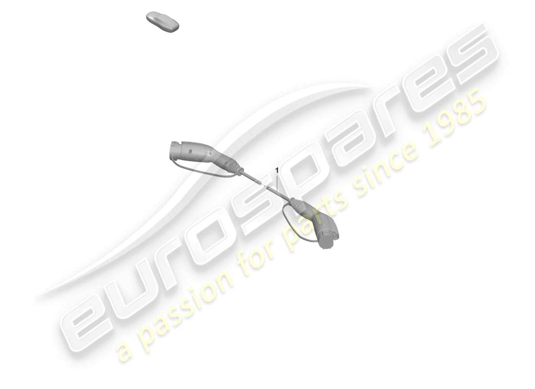 porsche 2025 (taycan 9j1-2) cable de carga para toma de corriente diagrama de piezas