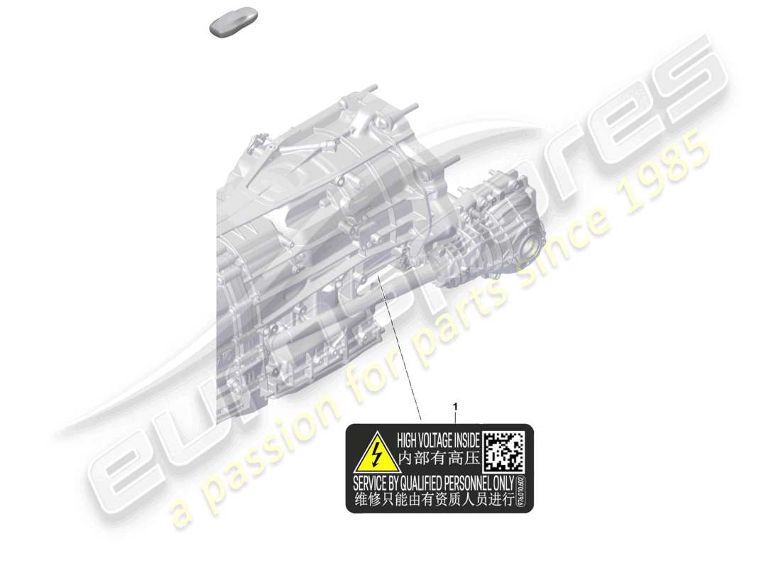 porsche 2024 (panamera 976) 8-speed caja de cambios de doble embrague aviso diagrama de piezas