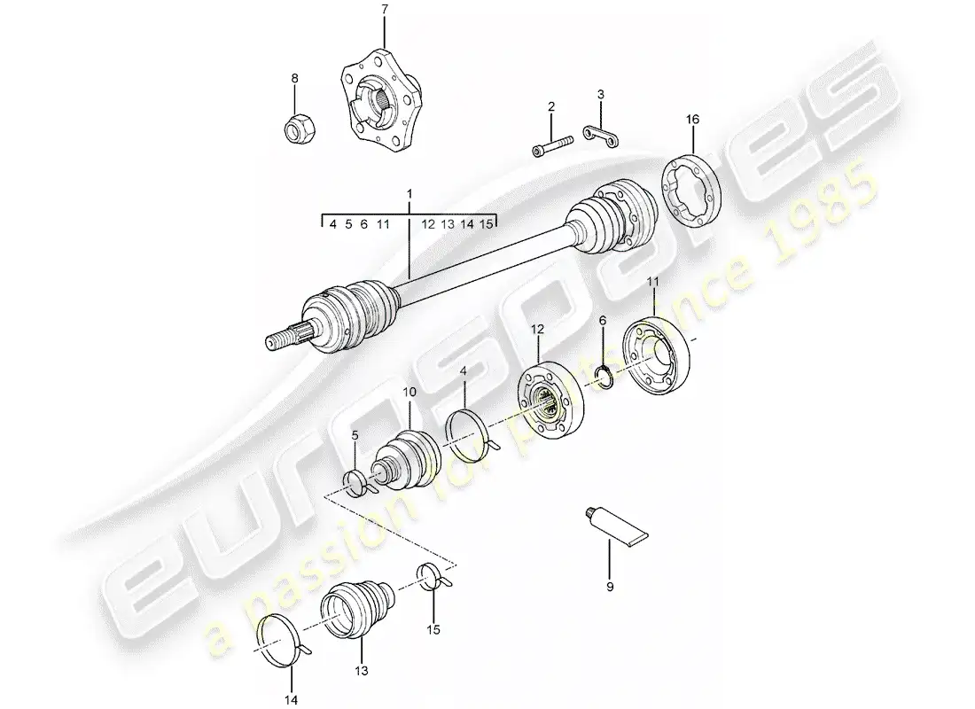 porsche 2001 (996) eje de accionamiento - cubo de la rueda - f >> 99-2s603 555 - f >> 99-2s642 147 - f >> {11 }2s630 713 - f >> 99-2s603 622 - f >> 99-2s642 181 - f >> 99-{ 24}630 736 diagrama de piezas