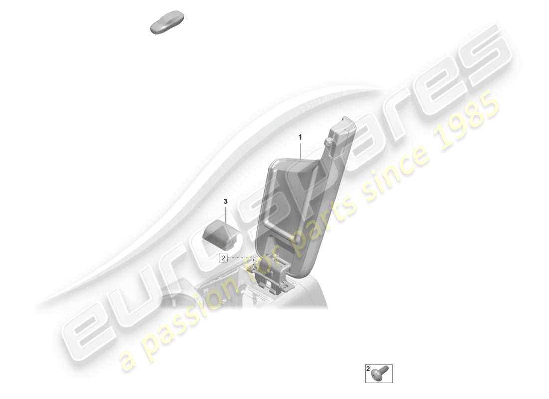porsche 2023 (taycan 9j1-1) brazo diagrama de piezas