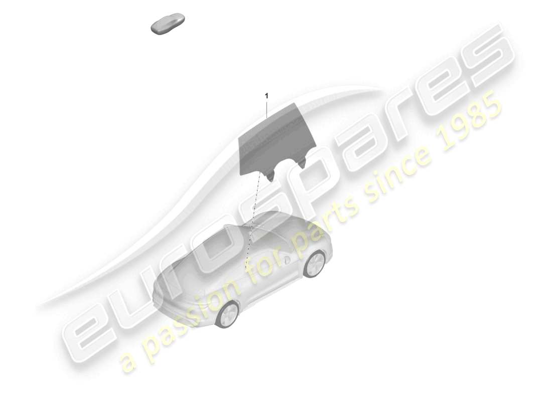 porsche 2021 (taycan 9j1-1) diagrama de piezas de la ventana de la puerta