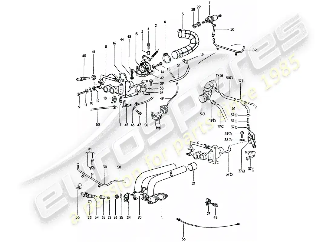 diagrama de pieza que contiene el número de pieza 039133073