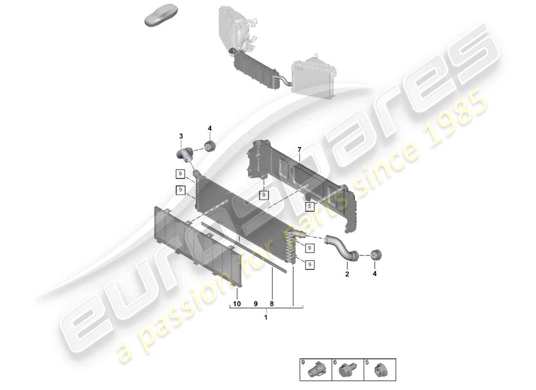 diagrama de pieza que contiene el número de pieza 992121630a