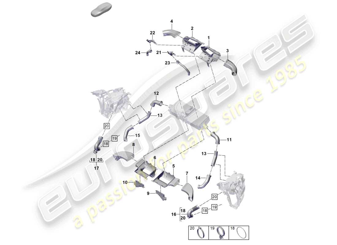diagrama de pieza que contiene el número de pieza paf008955