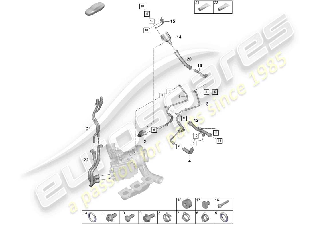 diagrama de pieza que contiene el número de pieza paf008288a