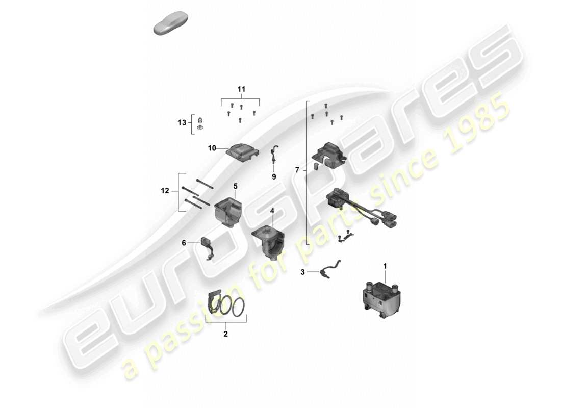 diagrama de pieza que contiene el número de pieza pab898919