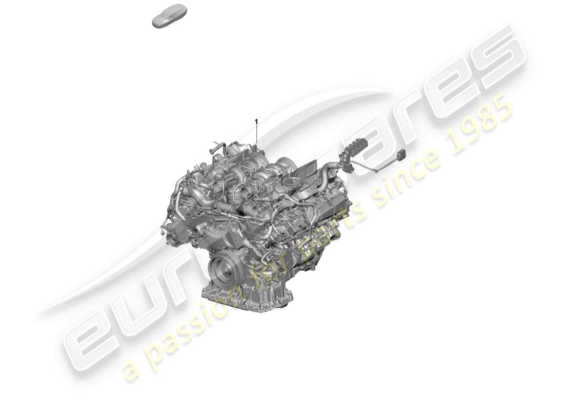 porsche 2024 (cayenne e3 pa) diagrama de piezas del motor de reemplazo (completo)