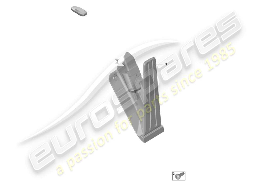 porsche 2022 (taycan 9j1-1) pedal acelerador diagrama de piezas