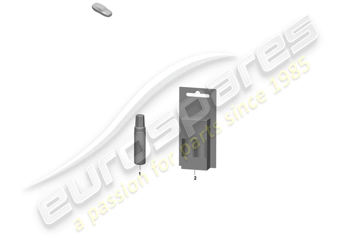 porsche 2025 (taycan 9j1-2) aplicador de retoque de pintura pinturas diagrama de piezas