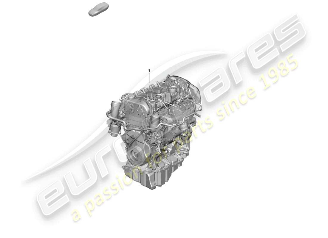porsche 2024 (cayenne e3 pa) motor de reemplazo (completo) diagrama de piezas