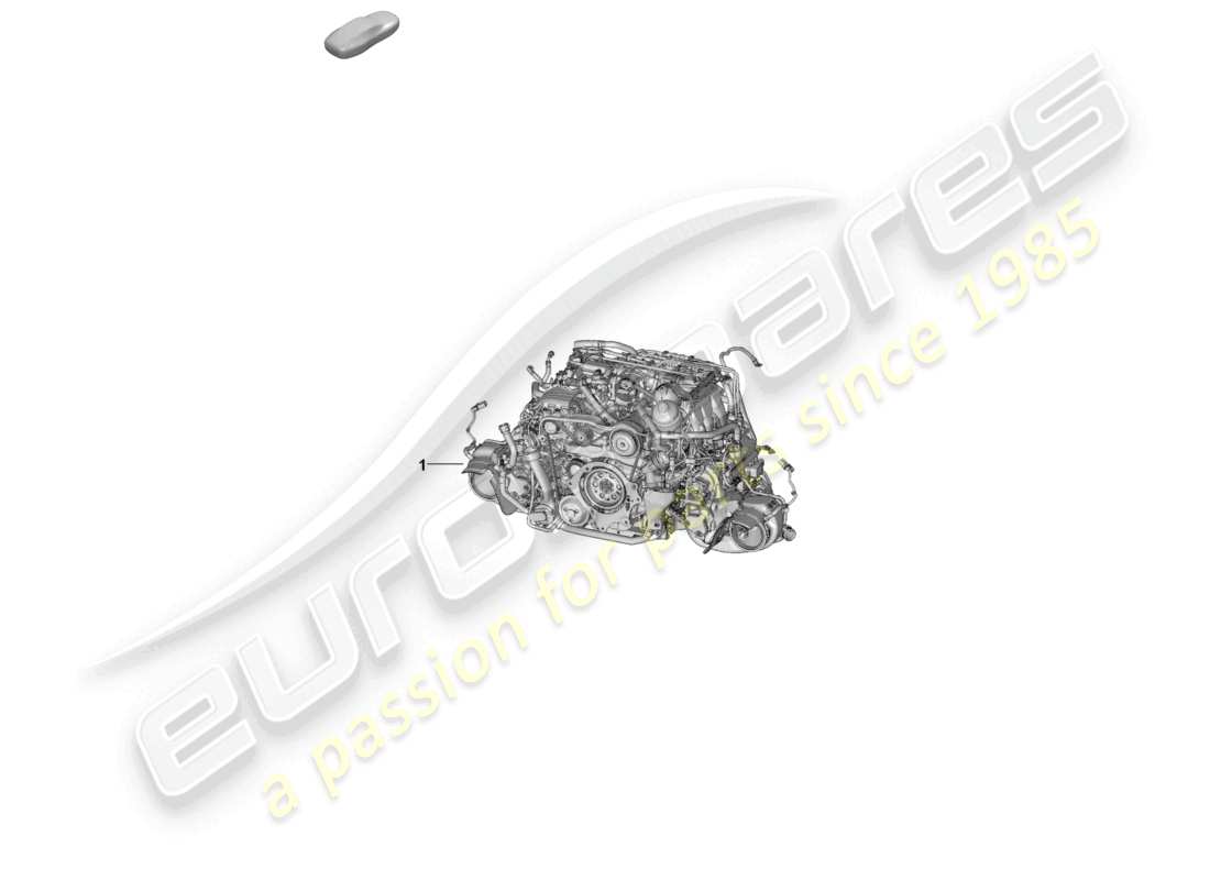 porsche 2024 (992-1) diagrama de piezas del motor de reemplazo (completo)