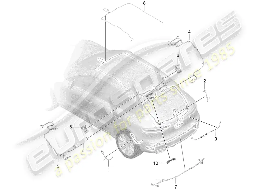 diagrama de pieza que contiene el número de pieza 95b937403a