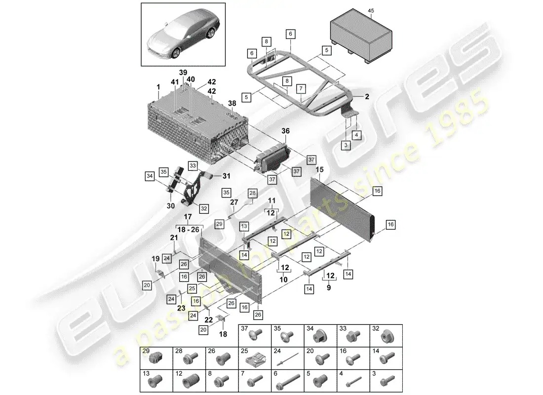 diagrama de pieza que contiene el número de pieza n 10717001