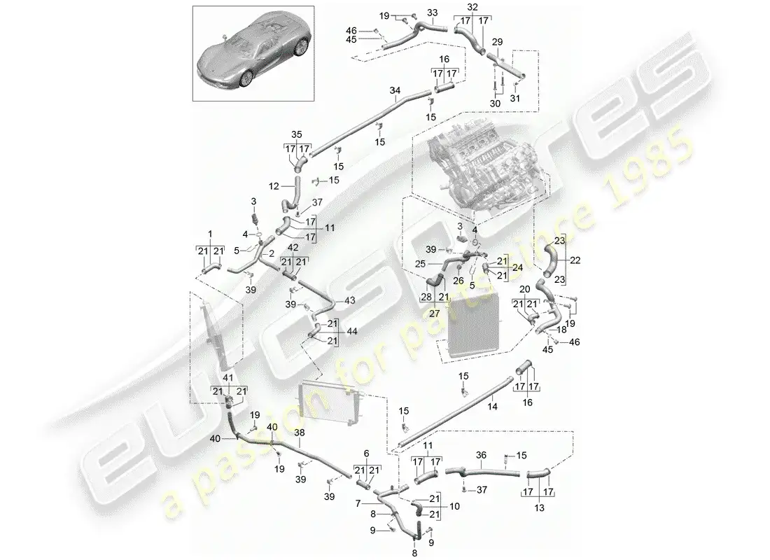 diagrama de pieza que contiene el número de pieza 99110641502