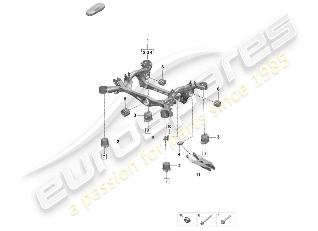diagrama de pieza que contiene el número de pieza pac599030e