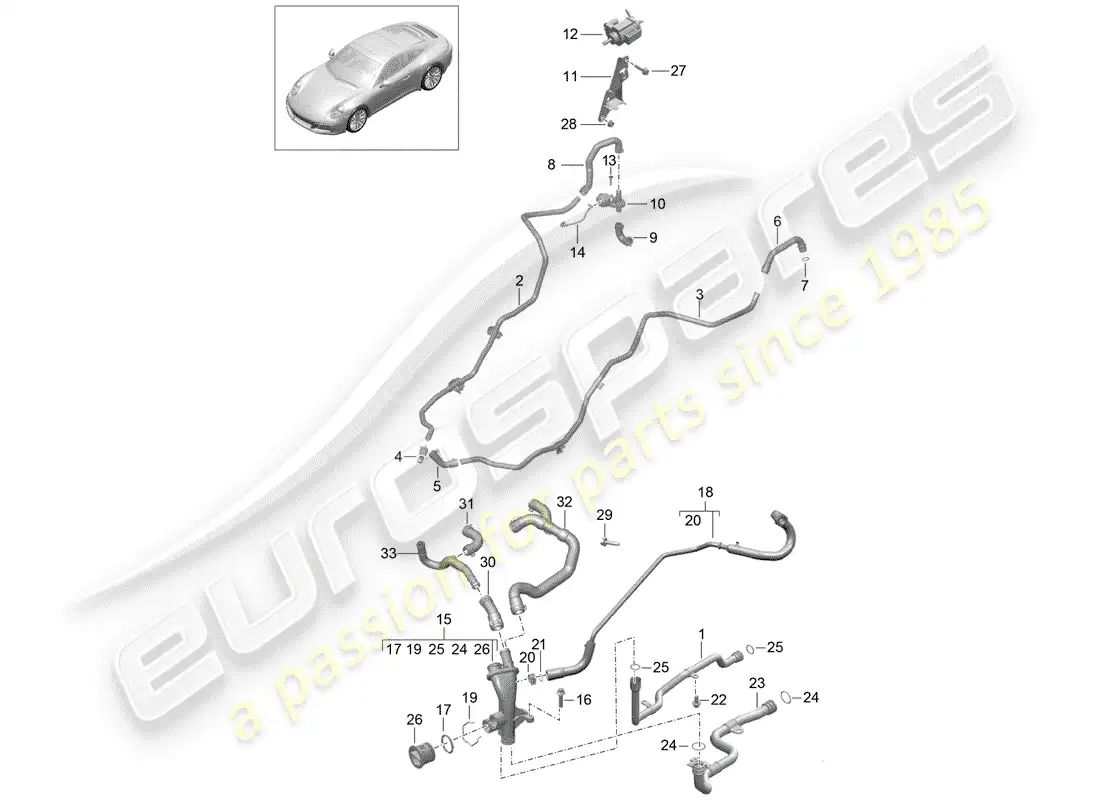 diagrama de pieza que contiene el número de pieza 9a210662001