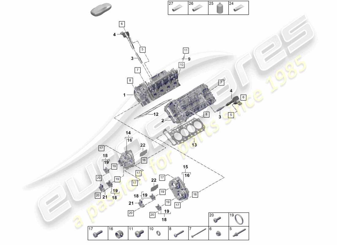 diagrama de pieza que contiene el número de pieza 9a790614500