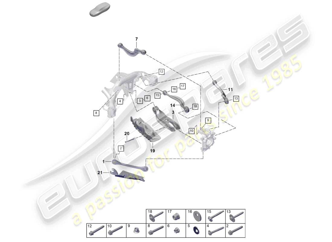 diagrama de pieza que contiene el número de pieza paf006496