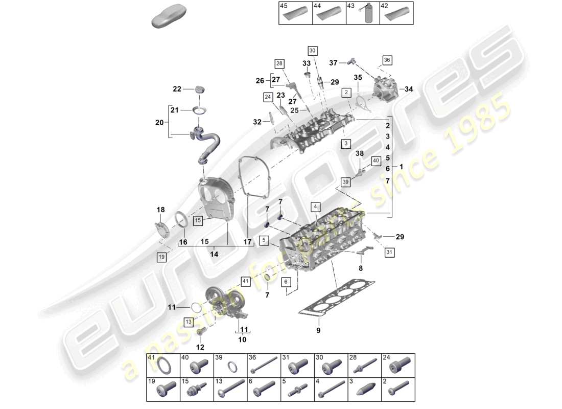 diagrama de pieza que contiene el número de pieza pab103063